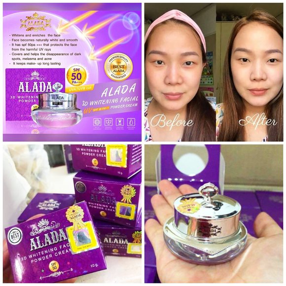 ALADA 3D Whitening Facial Powder Cream SPF 50 10g - Picture 1 of 14